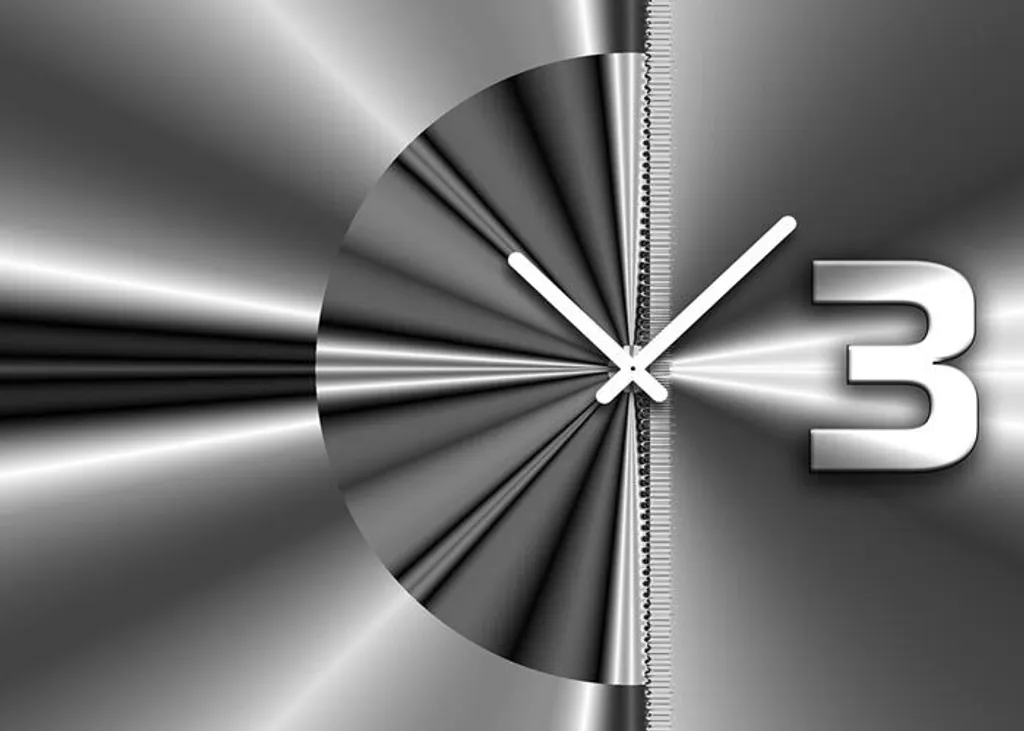 Orologio da Parete Design Dixtime 4320 35x50cm - Moderno e Silenzioso - 3