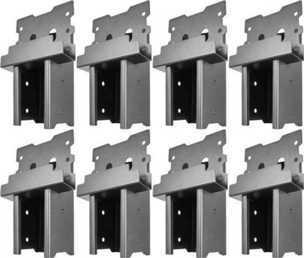 Supports bois de cerf pour cabane 8 pièces acier 4x4 décoration forêt