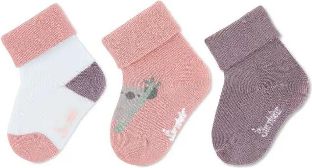 Sterntaler Baby-Söckchen 3er-Pack Bambus zartrosa Gr. 15/16