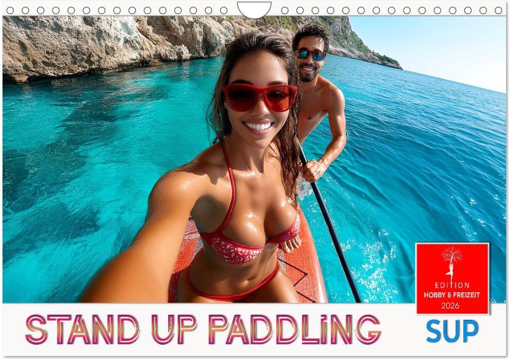 Stand up paddling - SUP (Wandkalender 2026 DIN A4 quer), CALVENDO Monatskalender