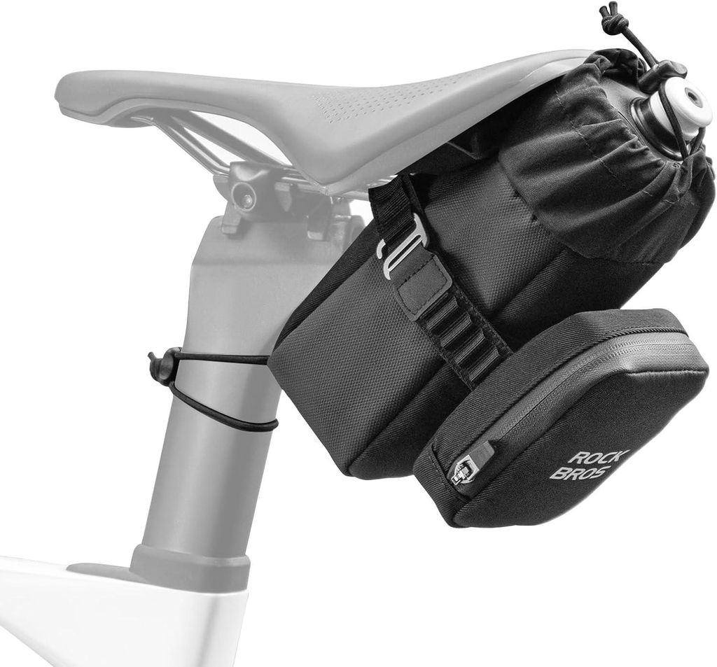 ROCKBROS Fahrrad Satteltasche mit Flaschenhalter und 0,3L Produktbild 