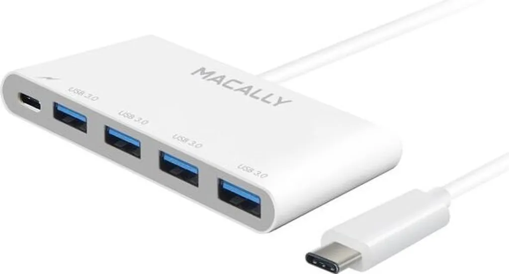 Solution Manque de Ports : Macally Hub USB-C vers 4x USB 3.1 pour Ordinateur - 3