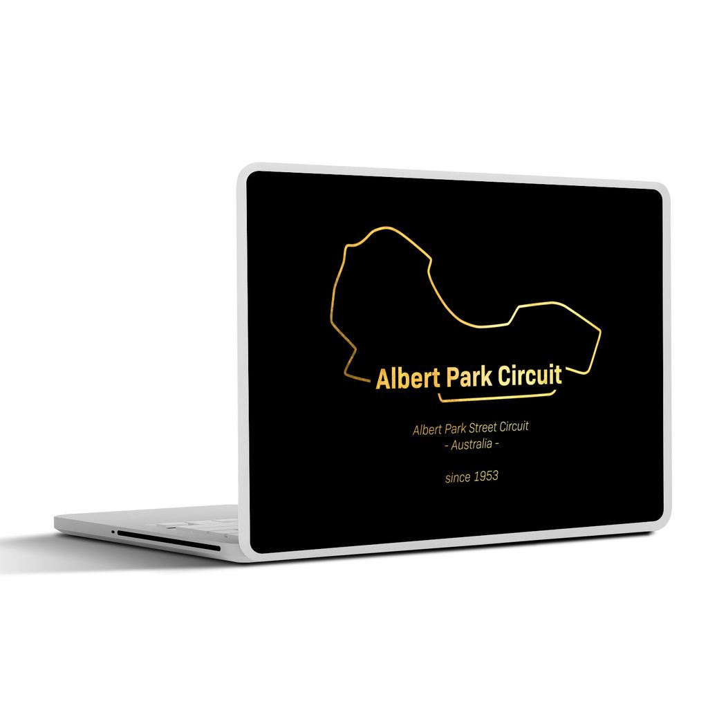 MuchoWow Laptop Aufkleber Sticker Cover Australien - Formel 1 - Rennstrecke 36.5x27.5 cm - Laptop-Sticker
