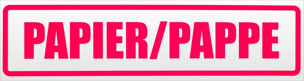 Kiwistar Papier Pappe Magnetschild Schild magnetisch - 60cm Neonpink - Magnetfolie für Auto PKW Kfz