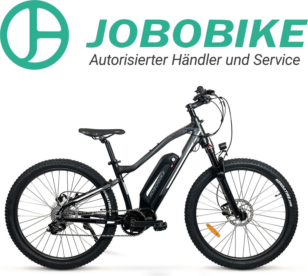 JOBOBIKE BRUNO Elektrisches MTB-Fahrrad Bafang M500 Zentralmotor 250W 36V 14A LG