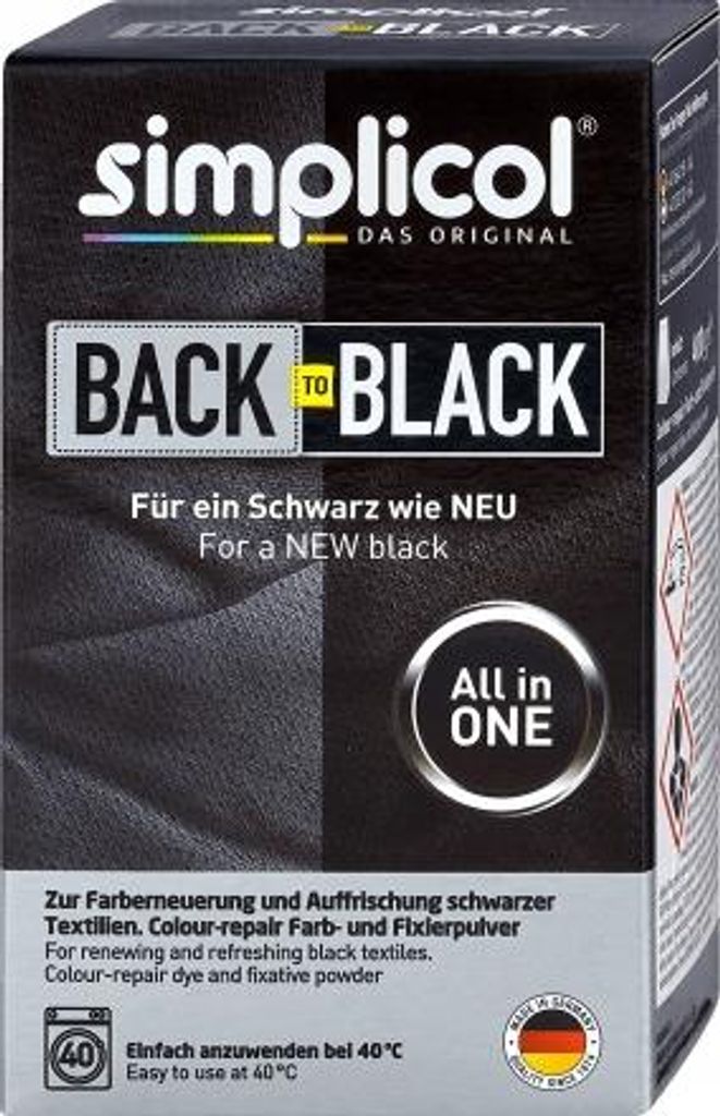 Simplicol Obnovující a osvěžující barva Back to Black 400g Obrázek produktu 