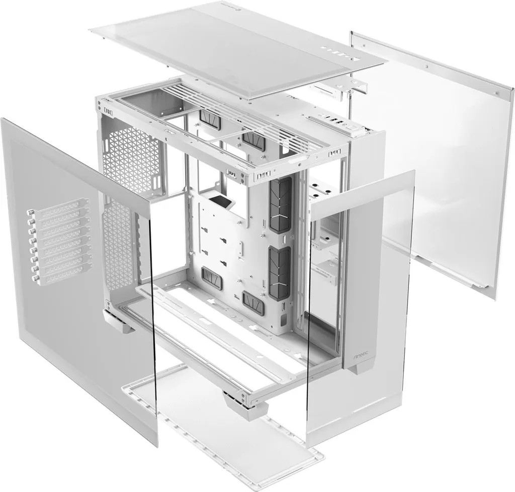 Boîtier PC Antec C8 WH blanc compatible E-ATX grand tour - 12