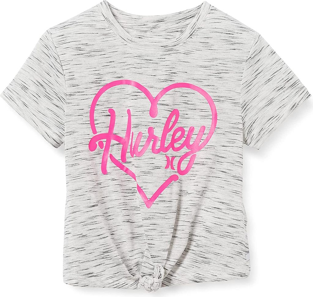 Hurley Mädchen Hrlg Heartbreaker Knotted Tee T-Shirt Gr. XL 14 Jahre