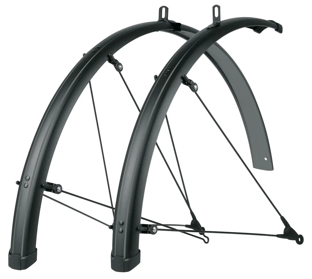 SKS Bluemels Stripes Garde-boue 28 pouces 45mm Noir Mat pour Vélo
