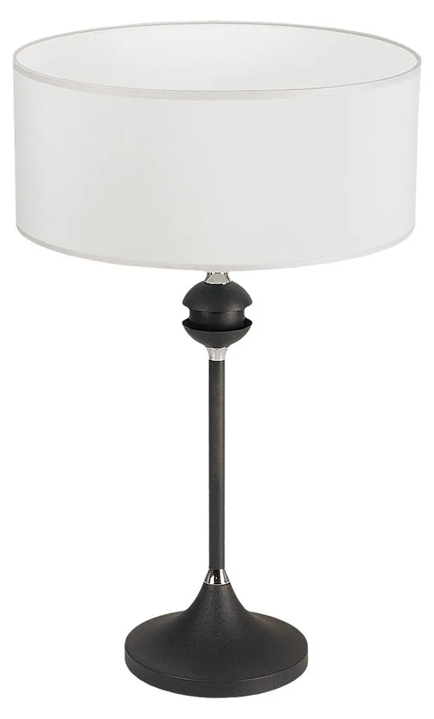 Lampe de table KASZMIR Jupiter gris graphite et blanc E27 54x35x35 cm