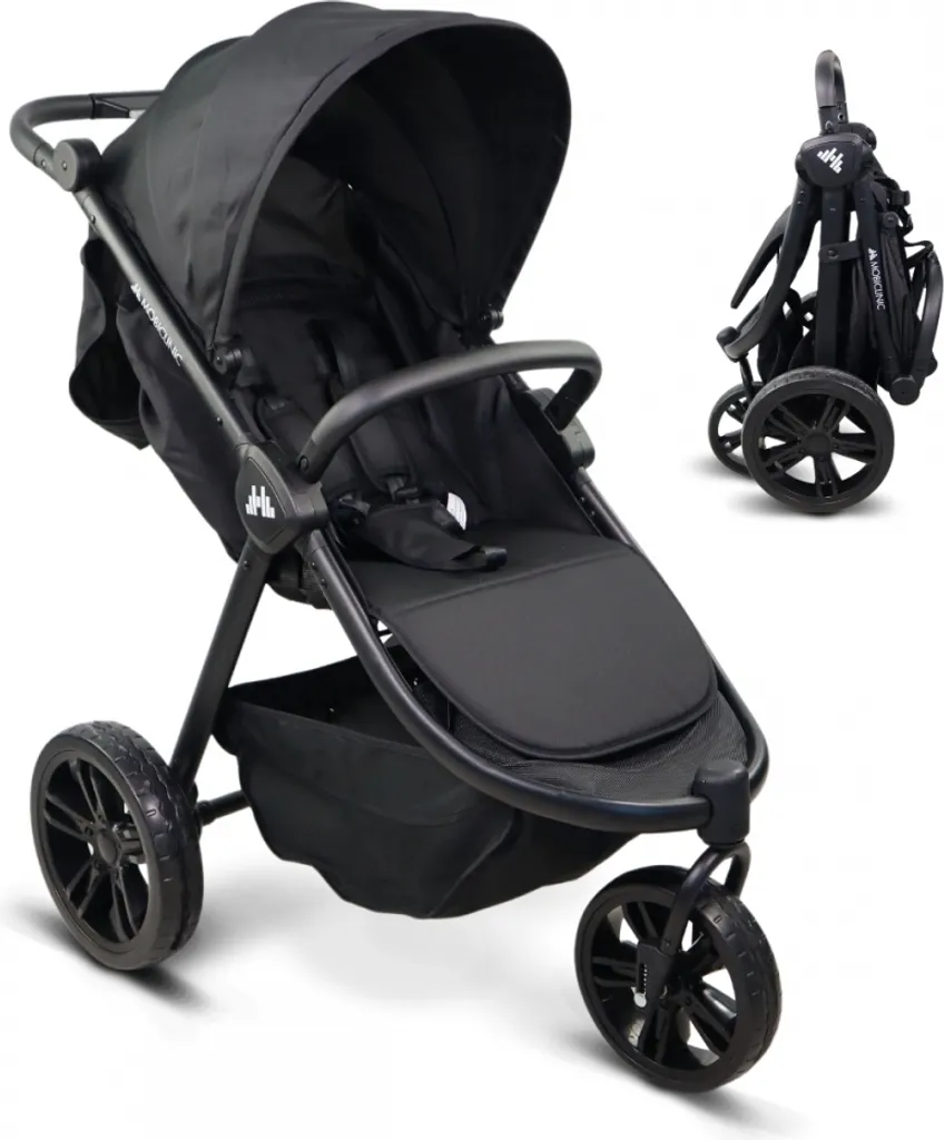 Mobiclinic Agnes Poussette 3 Roues Tout-Terrain avec Harnais 5 Points