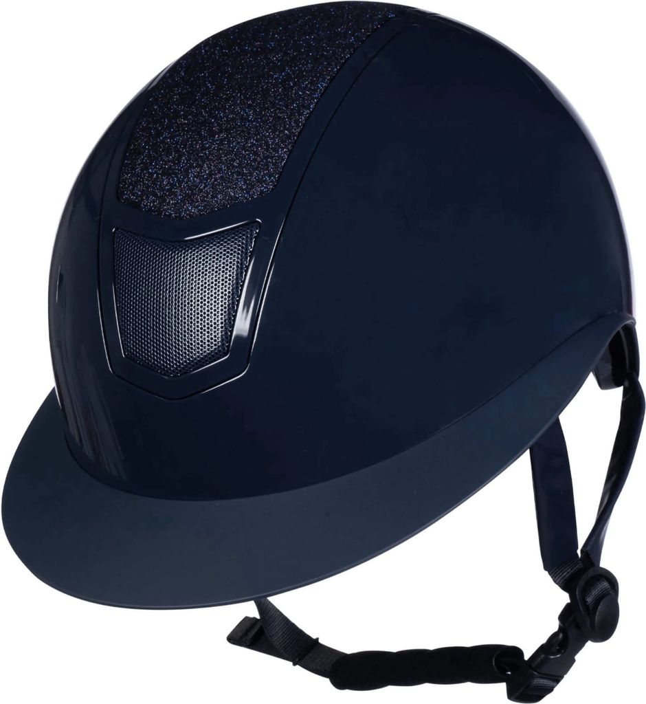 HKM Reithelm Shiny Diamond Dunkelblau M= 56-58 cm
