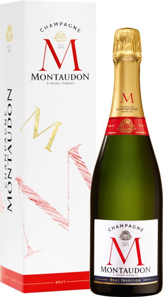 Champagne Montaudon Brut 0,75 l Geschenkpackung Produktbild 3