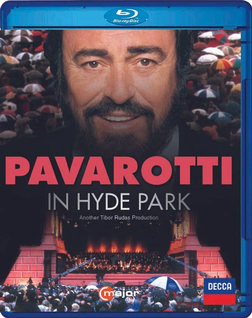 Album CD Pavarotti à Hyde Park enregistrement live musique classique