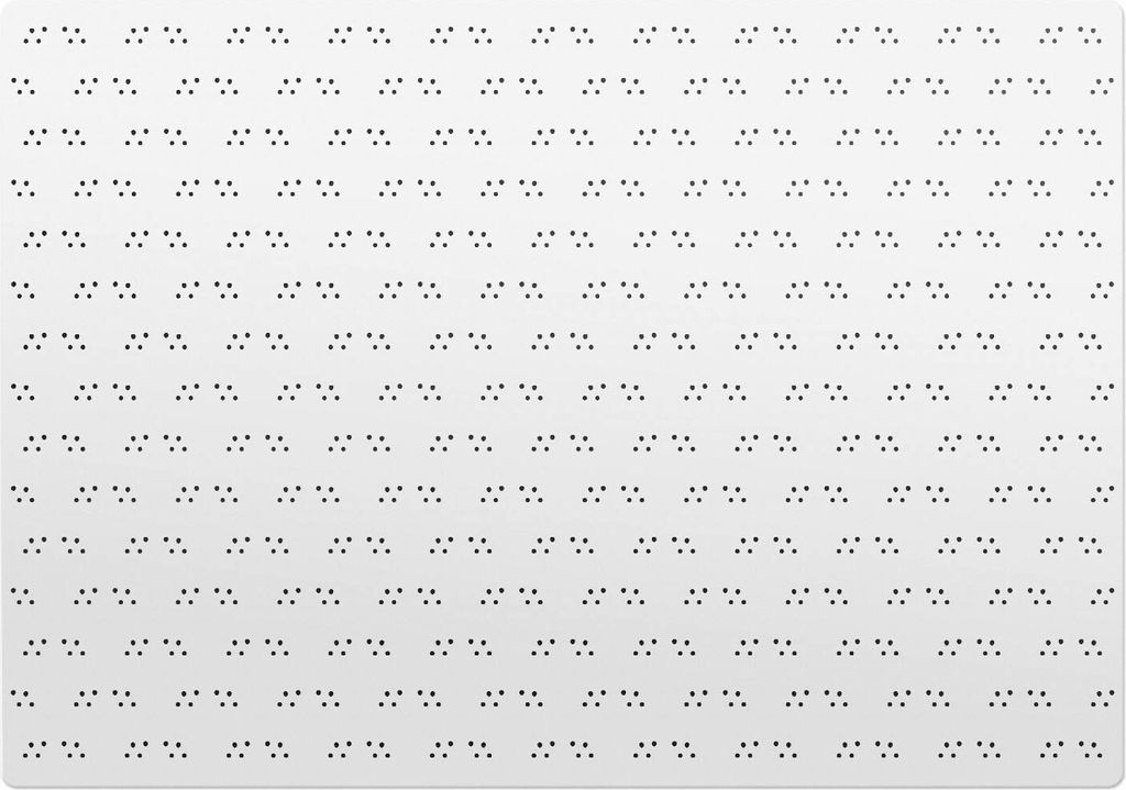 Symmetrische Punkte – Bodenschutzmatte – Stuhlunterlage 100x100 cm – Rutschfest – Hartbodenmatte