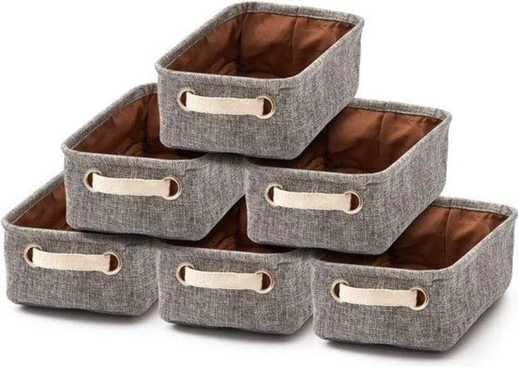Dites adieu au désordre : 6 boîtes de rangement pliables grises enfant