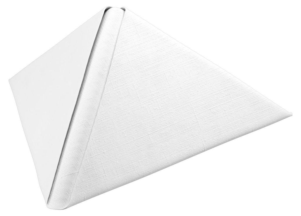 Dunilin tovaglioli classici bianchi non stampati 48x48 cm Immagine del prodotto 