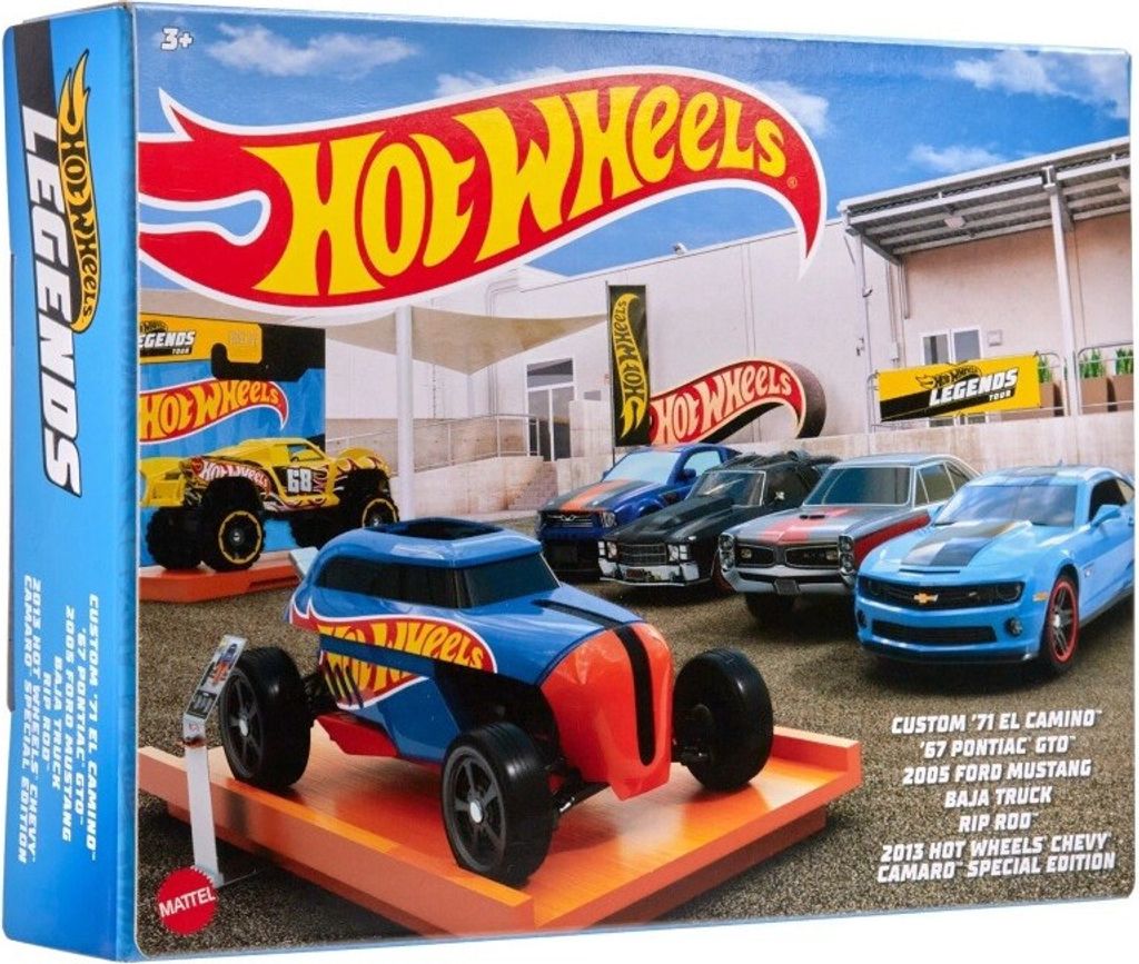 Hot Wheels 6 ks tématický angličák - Hot Wheels legendy Obrázek produktu 4
