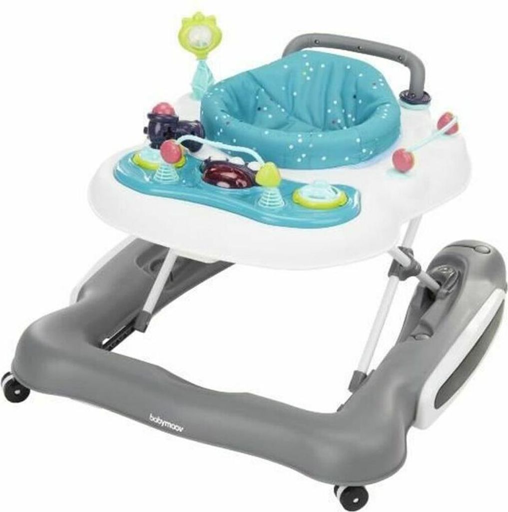 Babymoov A040008 5 in 1 Babymoov Lauflernwagen mit Rädern Blau