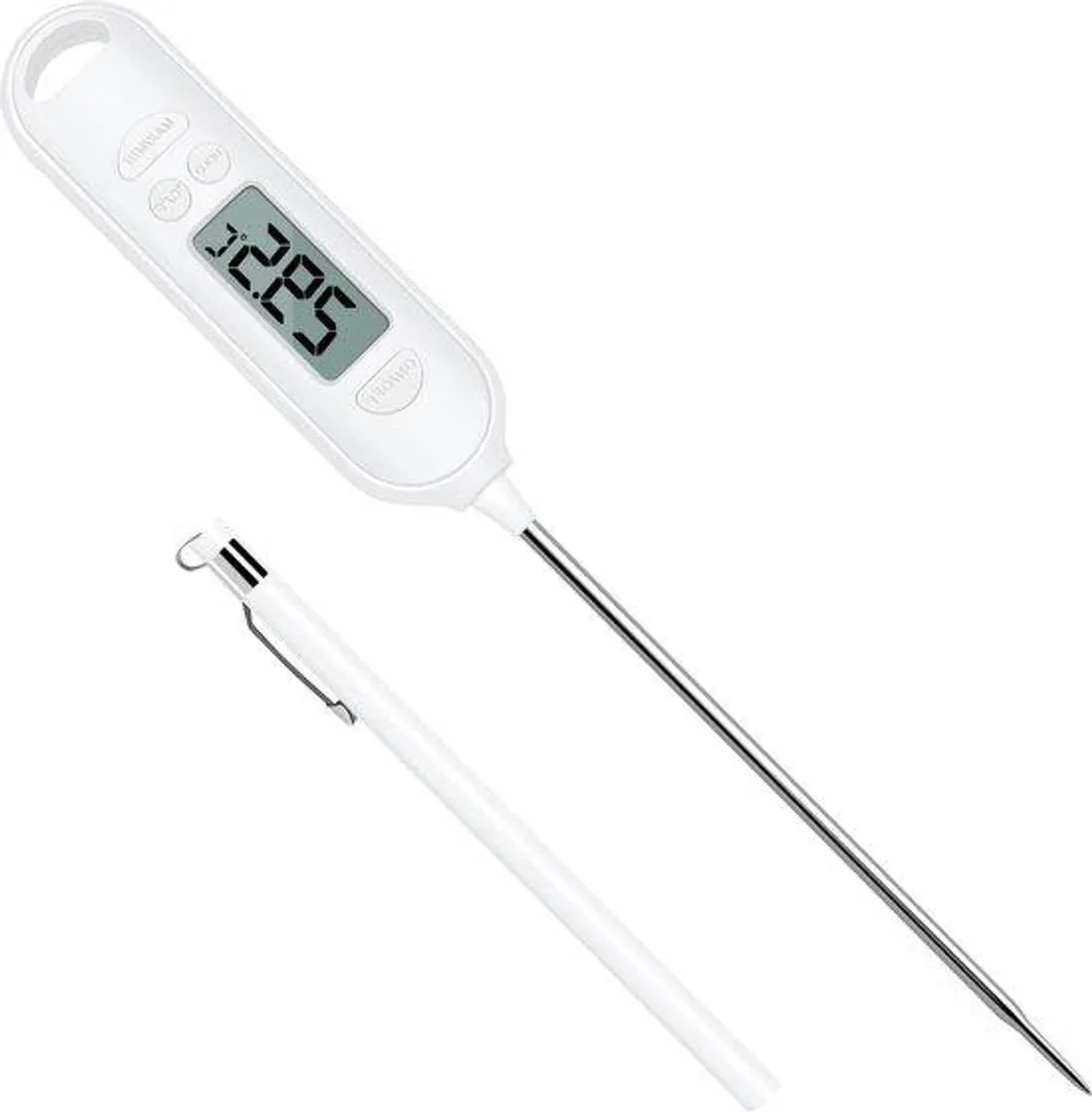 Thermomètre à viande numérique anti-surcuisson avec sonde et écran LCD