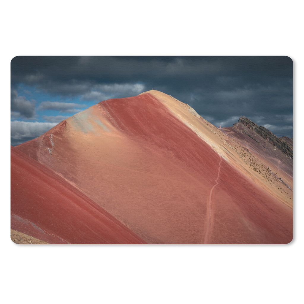 MuchoWow Schreibtischunterlage Landschaft - Natur - Berge - Wolken 60x40 cm - XXL Mauspad - Großes Mauspad