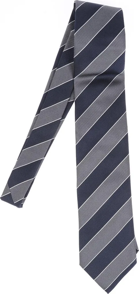 Cravate Homme en Soie Mélangée Bleu Gris pour Costume Chic et Business