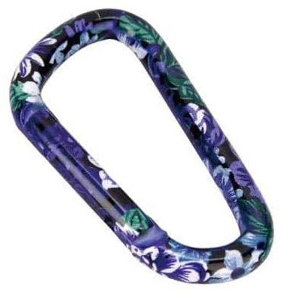 Universal-Karabiner L Fliederblüte für sichere Befestigung an Schlüssel und Rucksack