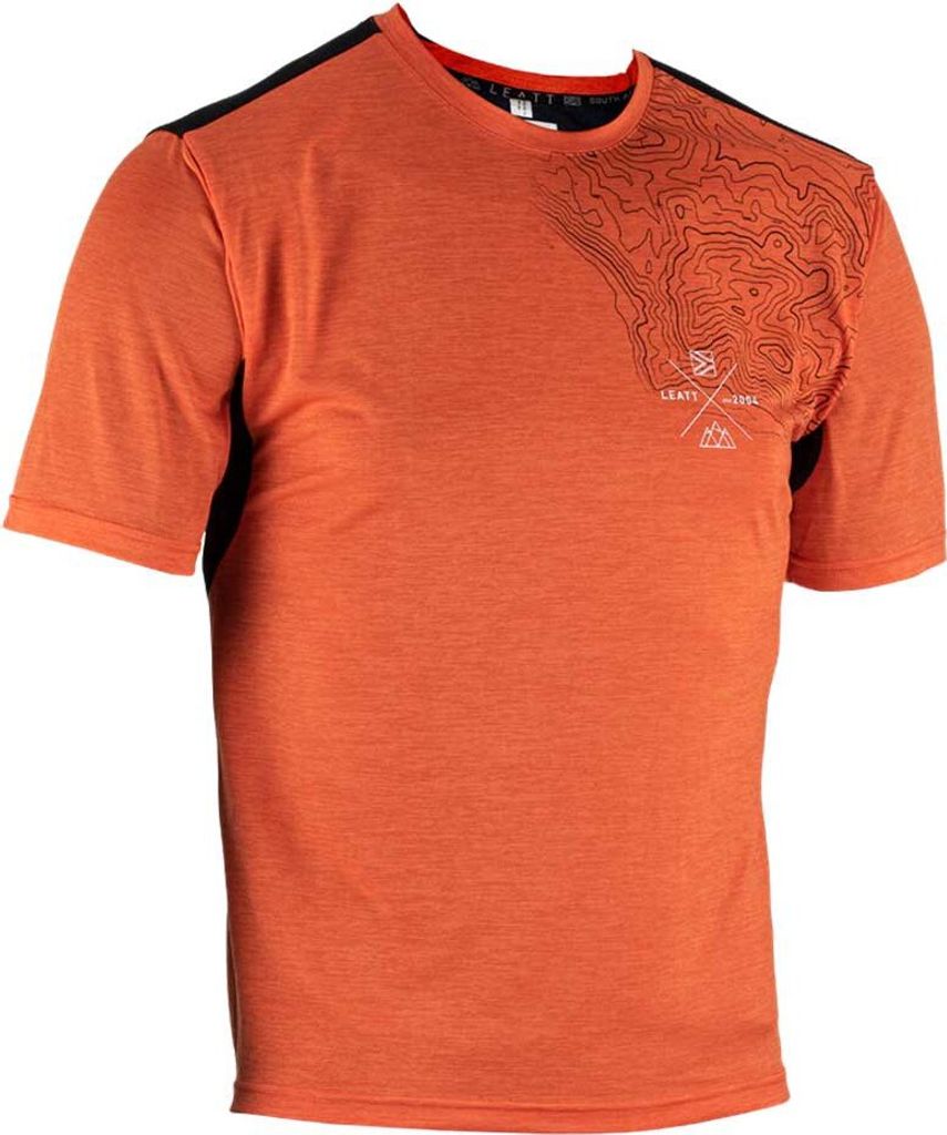 Leatt MTB Trail 1.0 Short Sleeve Jersey Flame M