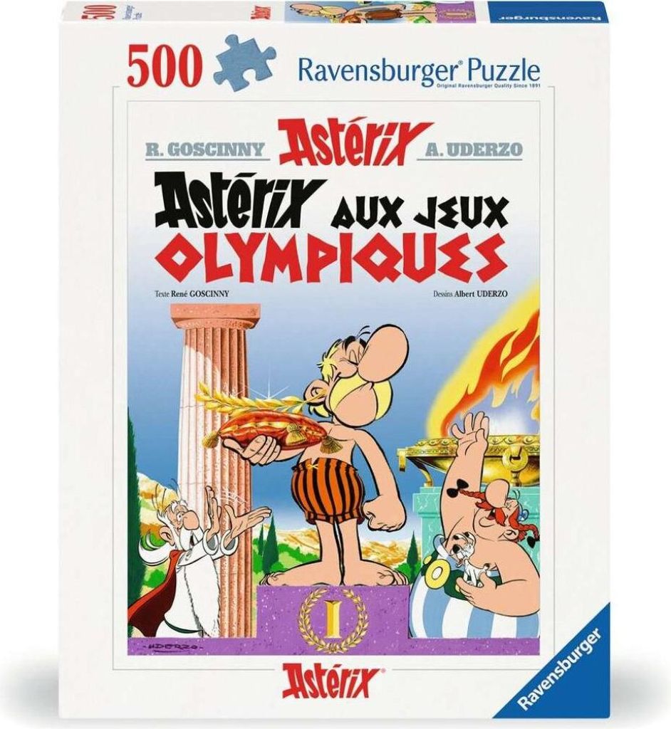 RAVENSBURGER Puzzle Asterix na Olympijských hrách 500 dílků
