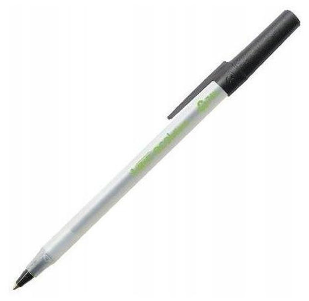 BIC Kugelschreiber ECOlutions Round Stic, Schwarz, 60er Produktbild 