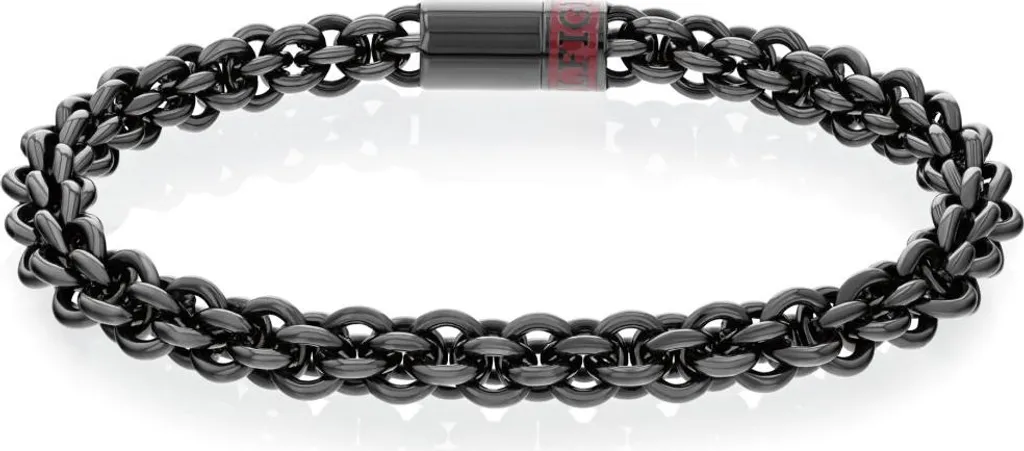 Bracelet acier noir 2790523 pour homme - Accessoire chic et décontracté