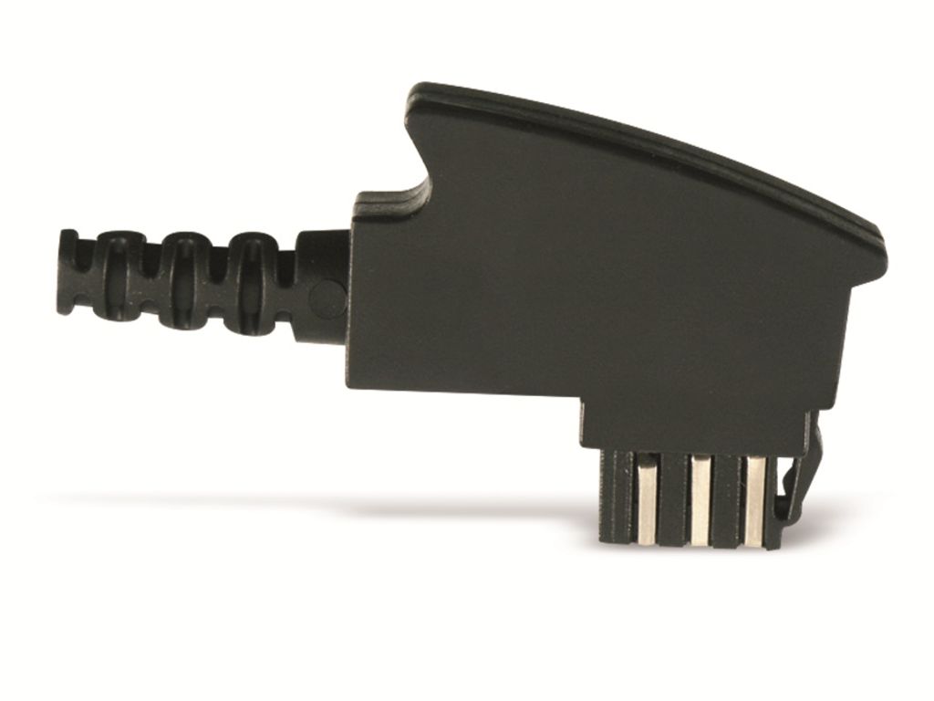 Goobay 50247, TAE-F, Schwarz, Männlich, 24/26, 1 Stück(e), Produktbild 