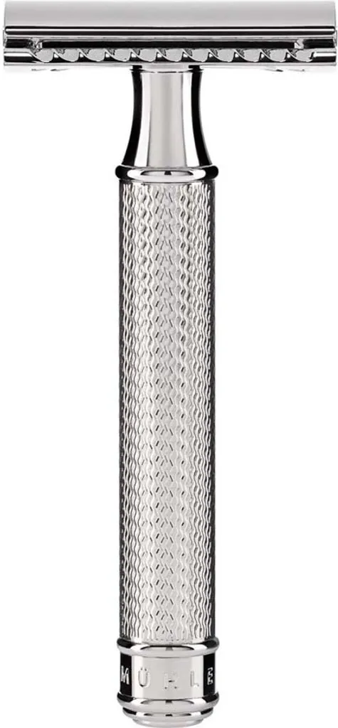 Rasoir de sécurité à double tranchant MÜHLE R89 finition chrome brillant