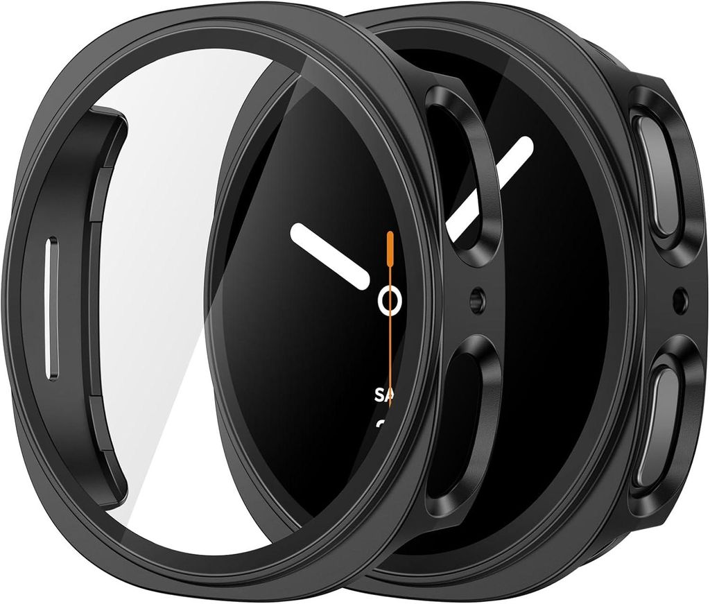 Hülle für Samsung Galaxy Watch 8 44mm Schutzglas Case Produktbild 