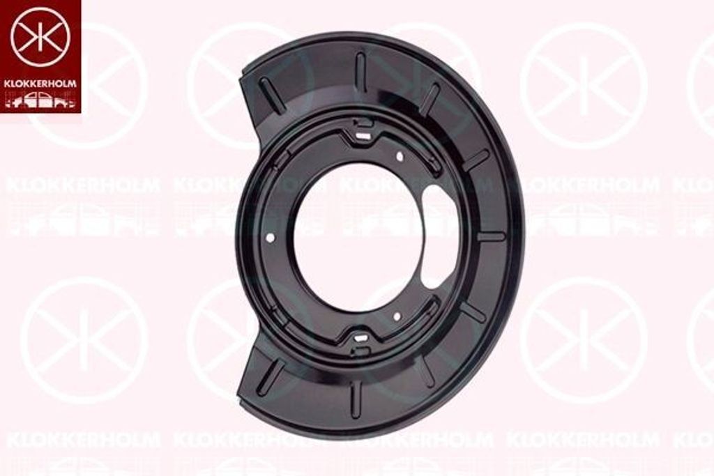 KLOKKERHOLM Spritzblech Bremsscheibe passend für MERCEDES-BENZ VITO Bus (638) Hinten 3541879 Ankerblech