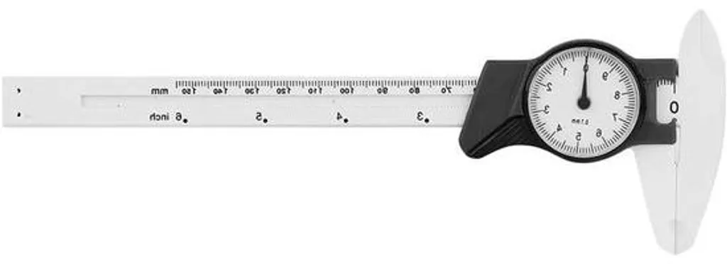 Pied à coulisse pour bricolage 150 mm - Outil de mesure blanc précis