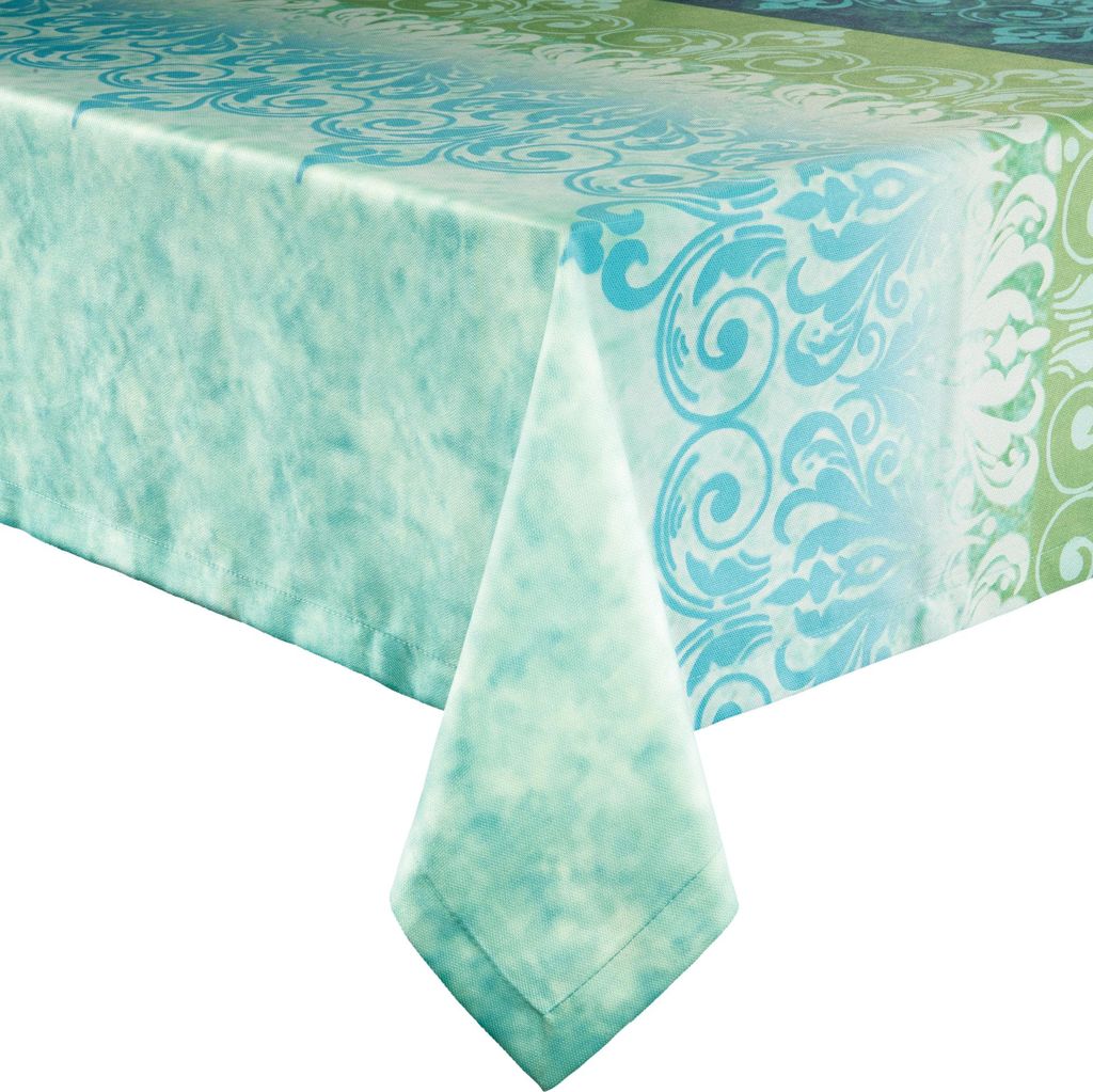 Erwin Müller Tischdecke Paisley" blau 130x170 cm"