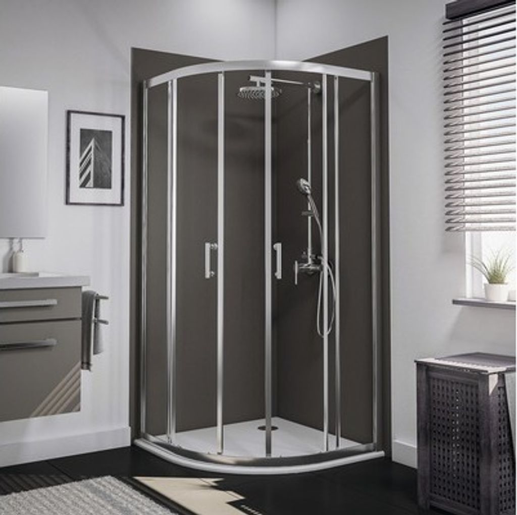 Runddusche SCHULTE Sunny ExpressPlus R550 90x90 cm Klarglas Produktbild 