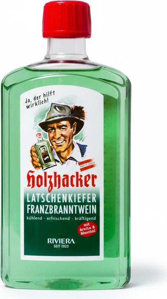 RIVIERA Holzhacker Latschenkiefer-Franzbranntwein, 250 ml Produktbild 
