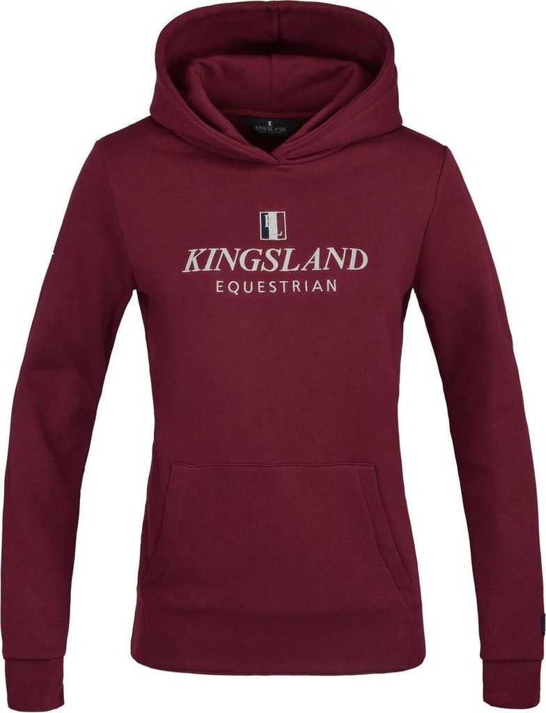 Kingsland Hoodie Classic Uni Pullover Burgund L