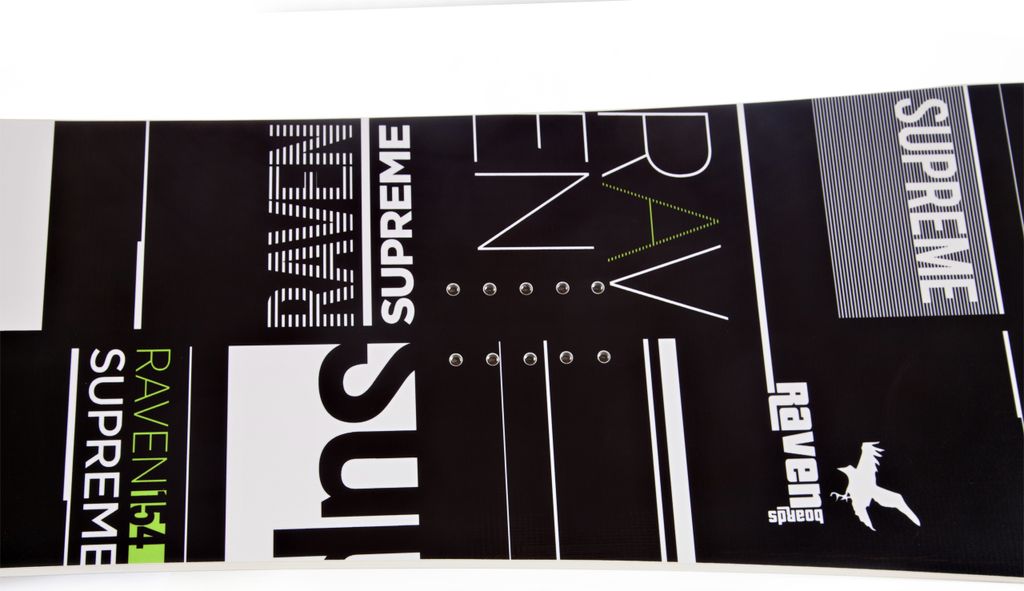 Snowboard Raven Supreme Black/Green 157cm Produktbild 3