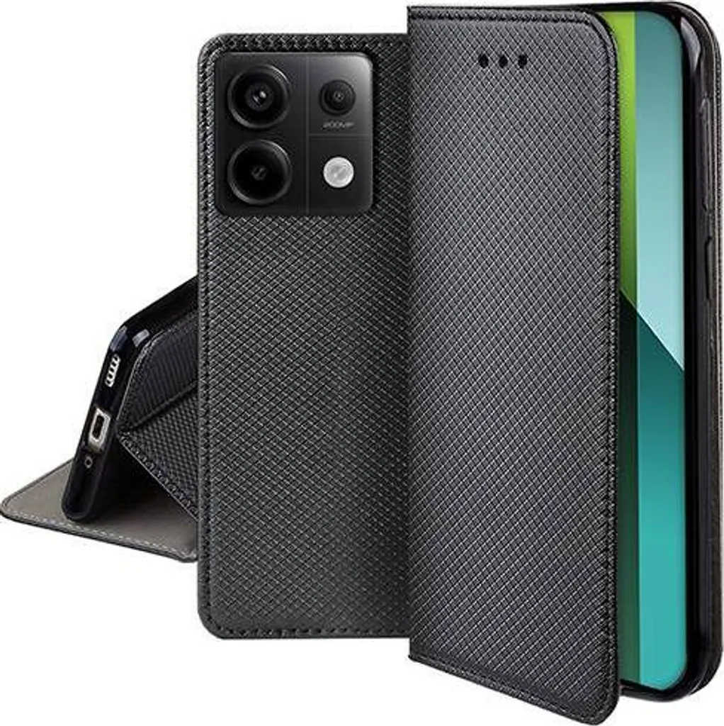 Custodia Magnetica Xiaomi Redmi Note 13 Pro 5G: Protezione Smart in Pelle