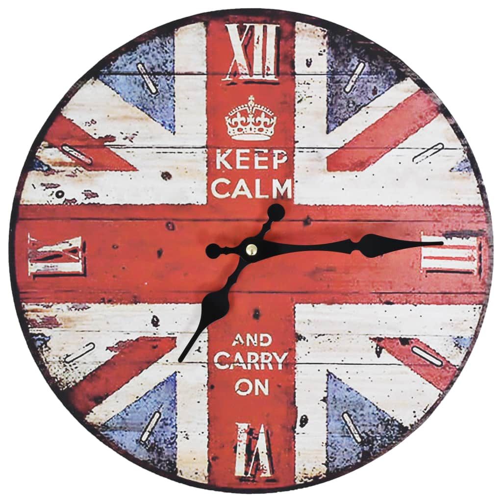 vidaXL Vintage Wanduhr UK 30 cm Produktbild 