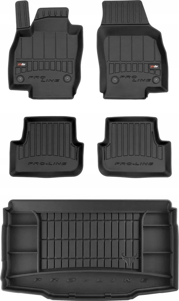 Tappetini 3D Gomma TPE Seat Ibiza 5 HB dal 2017- Alta Resistenza