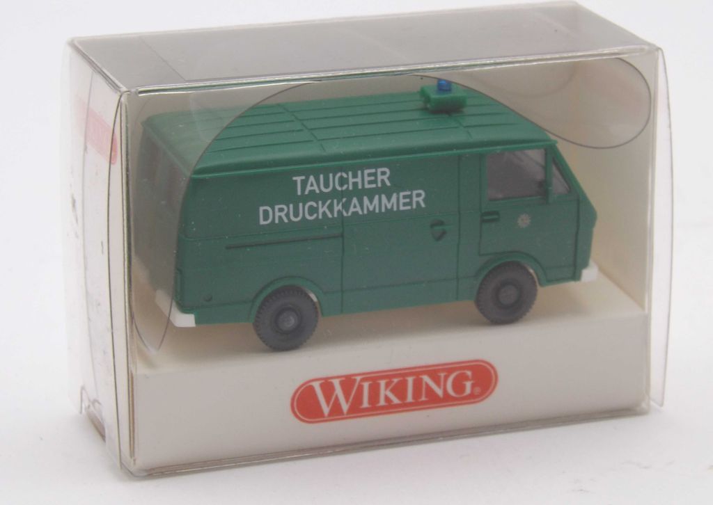 Wiking VW LT 28 Kastenwagen Taucher Druckkammer 010417