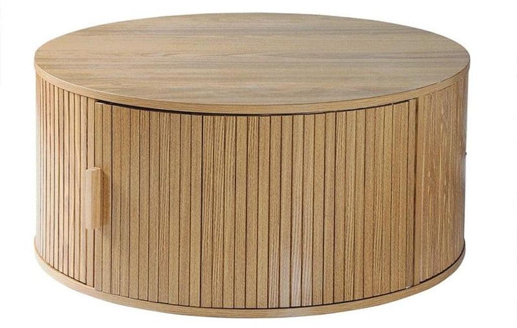 Runder Couchtisch mit Stauraum, Durchmesser 75 cm – ERNEST Produktbild 