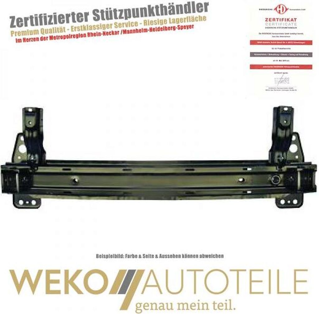 Träger Stoßstange vorne DIEDERICHS 6506060 für KIA