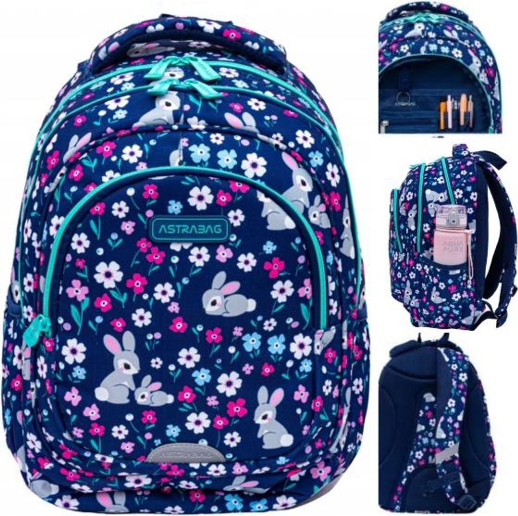 AstraBAG BABY BUNNY Schulrucksack, AB300, 502025009 Produktbild 