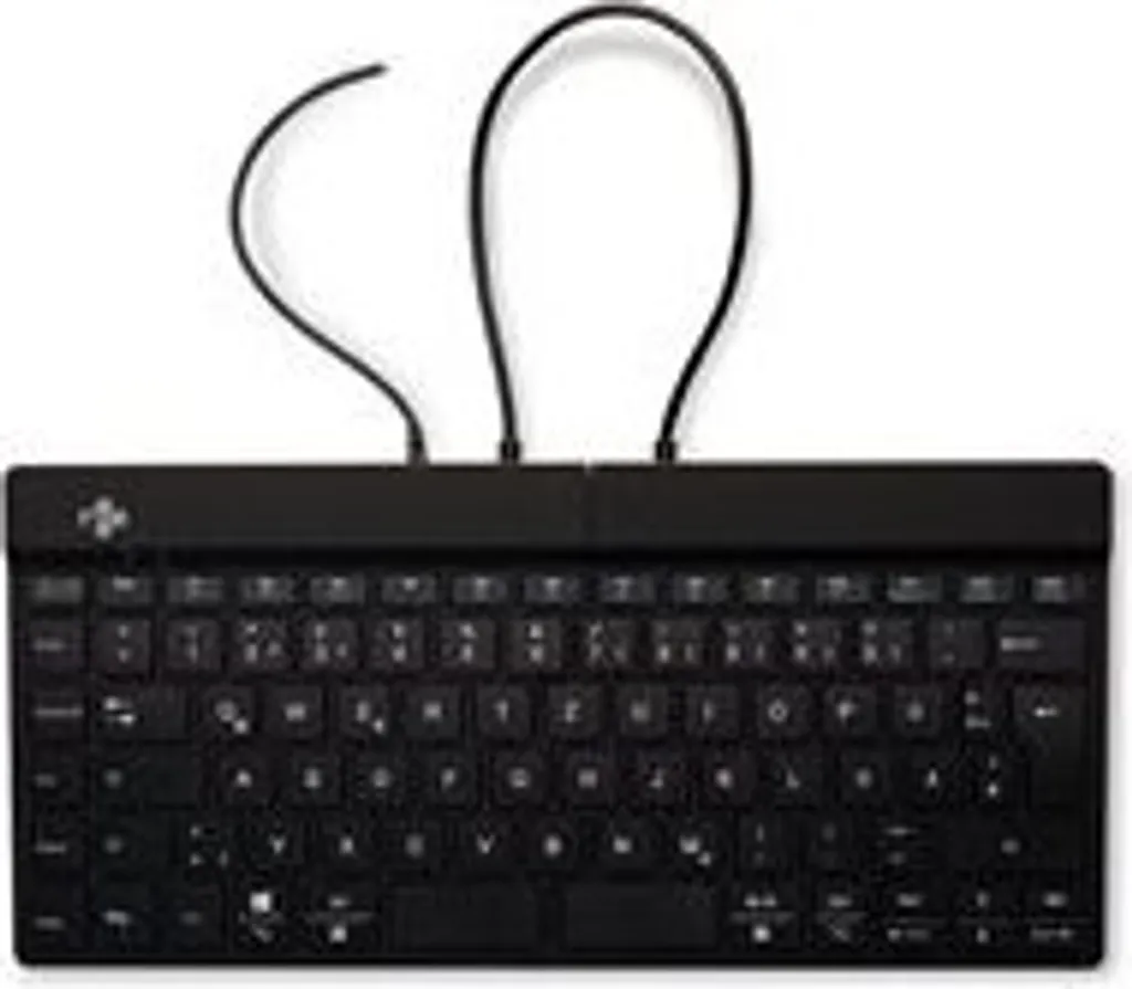 Clavier R-Go Break scindé noir à indicateur de pause intelligent USB - 13