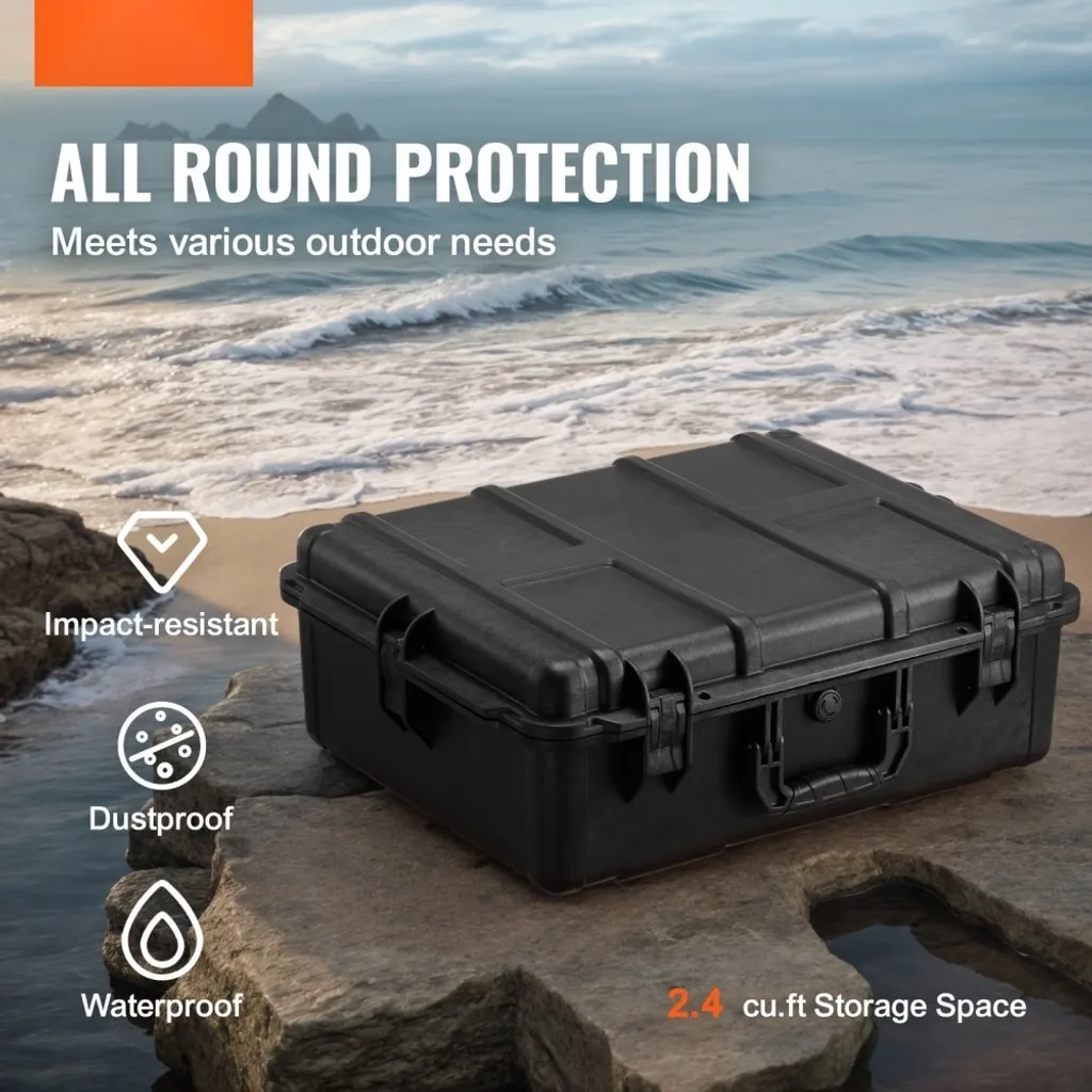 Coffre de rangement portable robuste et étanche pour matériel extérieur - 2